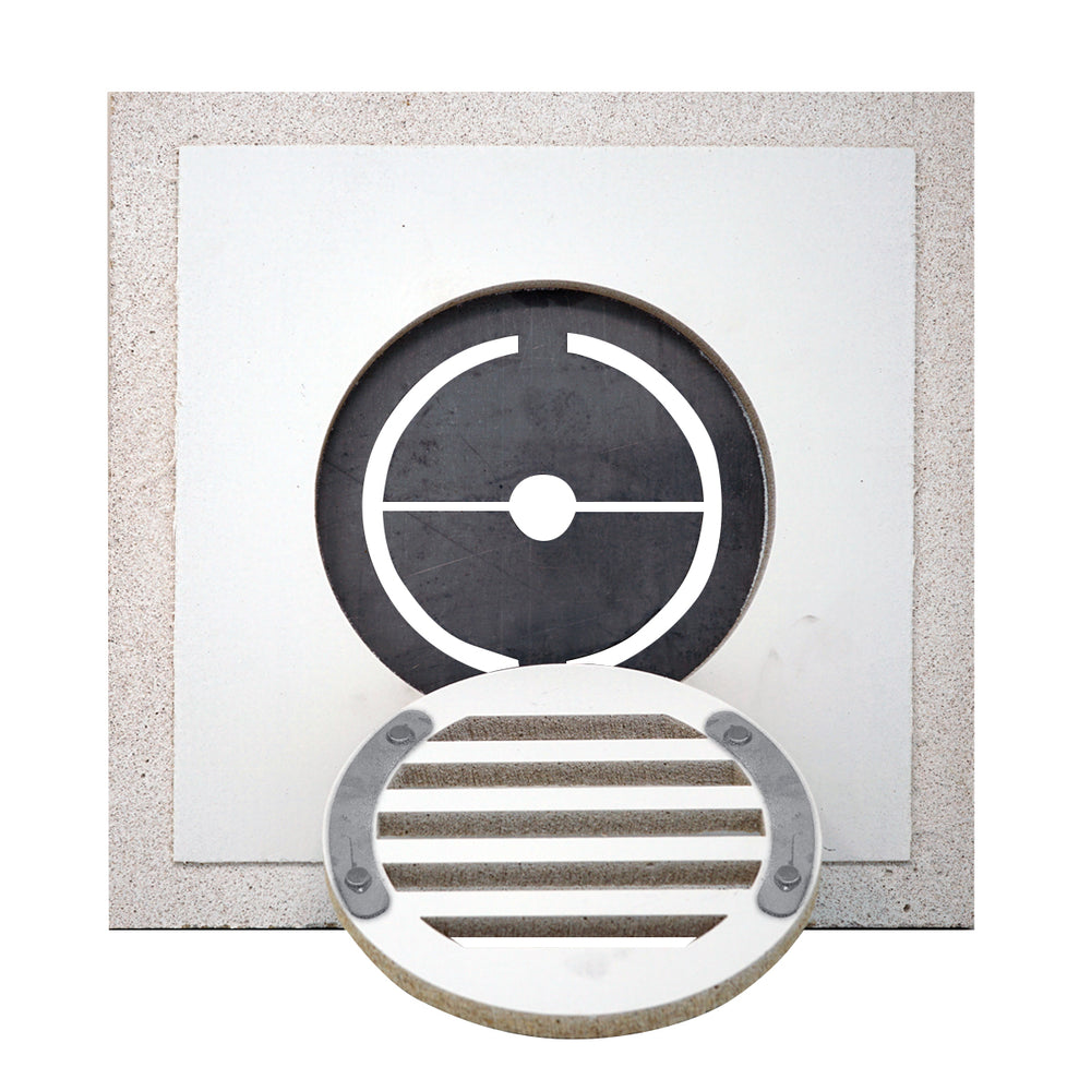 
                  
                    Envisivent Removable Round Air Supply Vent, 4” (Duct Opening)/Requires 10" x 10" Drywall Opening
                  
                