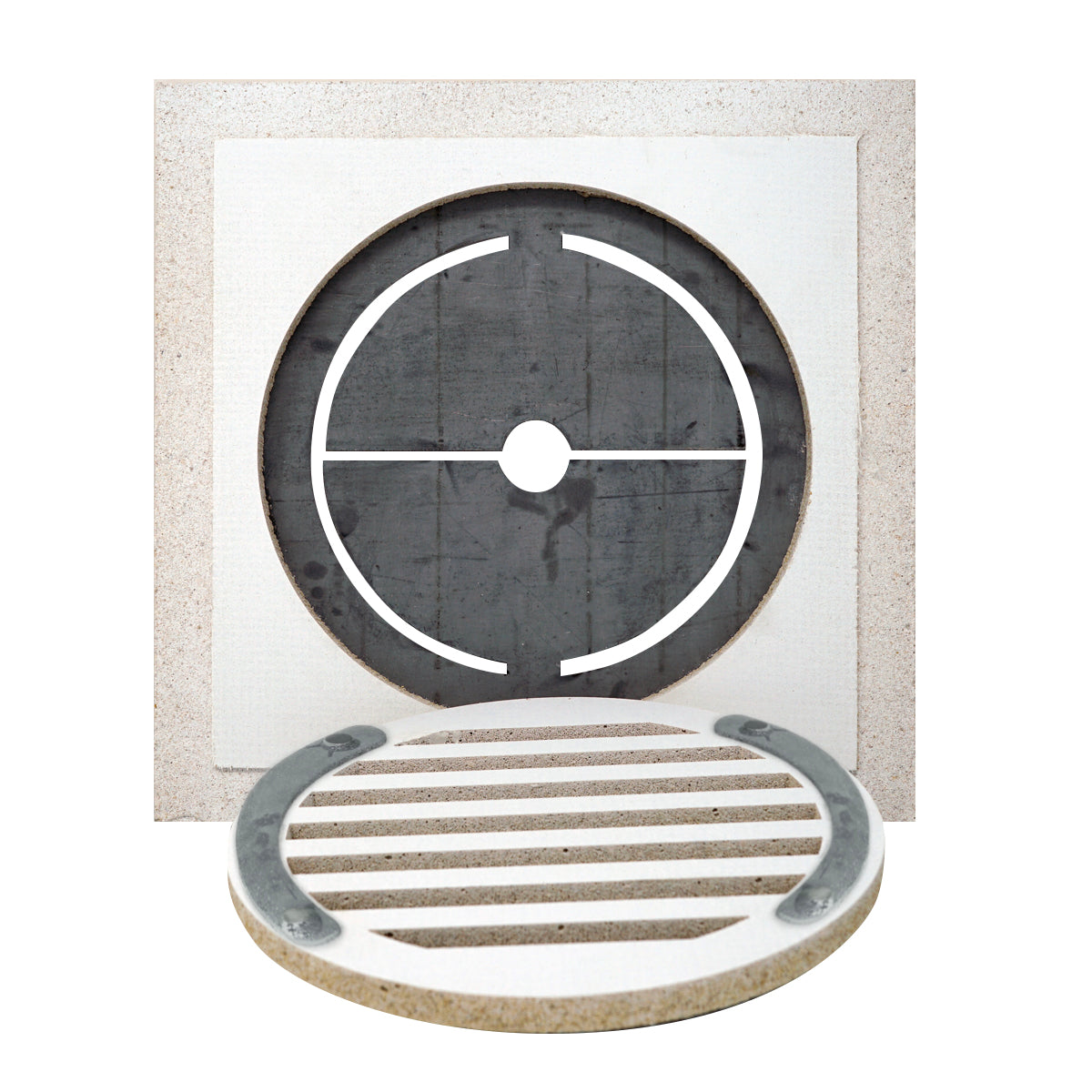 
                  
                    Envisivent Removable Round Air Supply Vent, 5” (Duct Opening)/Requires 10" x 10" Drywall Opening
                  
                